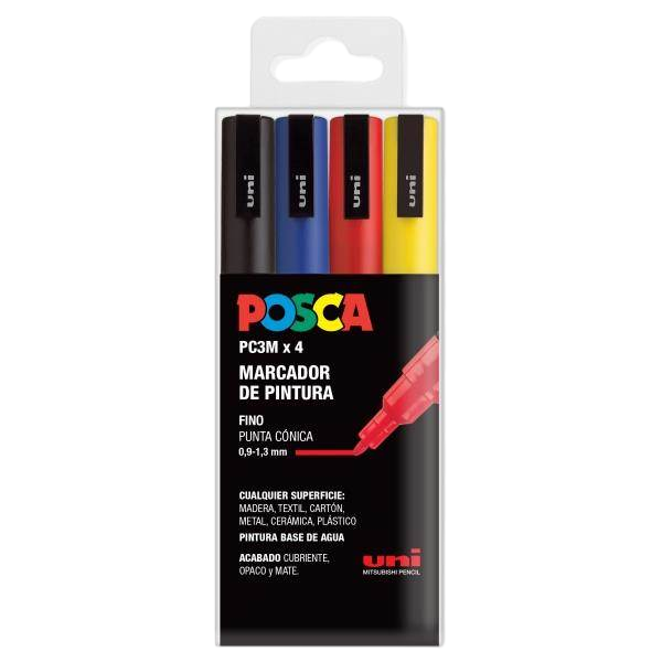 Rotuladores Posca Estuche PC3M EST4 182634672 Rotuladores Posca Estuche PC3M EST4 182634672