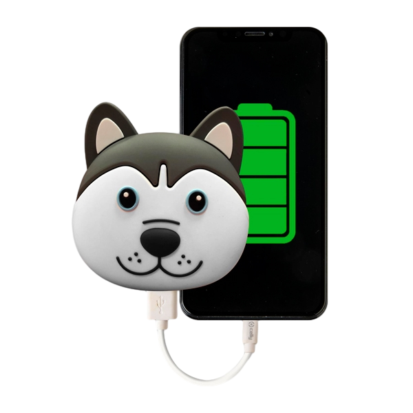 Celly Dogs Husky 2600mAh  Powerbank Celly Dogs Husky 2600mAh  Powerbank