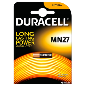 Duracell Pila Alcalina MN27 12V 1 unidad