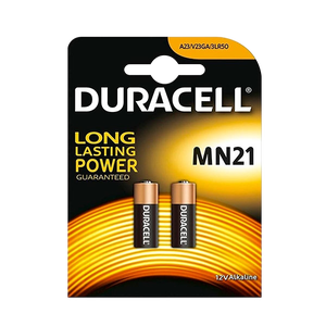 Duracell Pila Alcalina MN21 LR23A 12V 2 unidades Duracell Pila Alcalina MN21 LR23A 12V 2 unidades