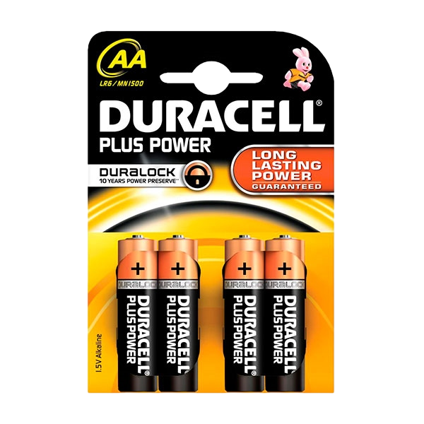 Duracell Pilas Alcalinas Simply AA LR6 4 unidades Duracell Pilas Alcalinas Simply AA LR6 4 unidades