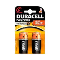 Duracell Pilas Alcalinas Plus Power C 15V 2 unidades Duracell Pilas Alcalinas Plus Power C 15V 2 unidades