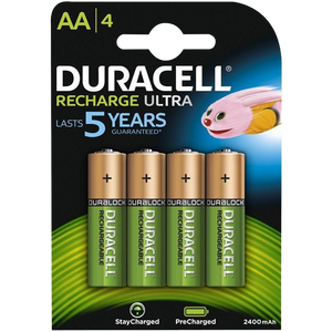 Duracell Pilas Recargables AA 2400mAh 4 unidades Duracell Pilas Recargables AA 2400mAh 4 unidades
