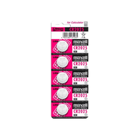 Maxell Pila bot&oacute;n Litio CR2025 3V Blister 5 - Pilas
