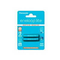 Panasonic Eneloop Lite AAA 550mAh NiMH Pack 2  Pilas recargables