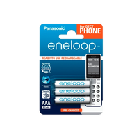 Panasonic Eneloop AAA 750mAh DECT x3 - Pilas