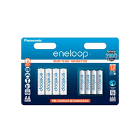 Panasonic Eneloop x4 AA 1900mAh x4 AAA 750mAh Pilas Panasonic Eneloop x4 AA 1900mAh x4 AAA 750mAh Pilas