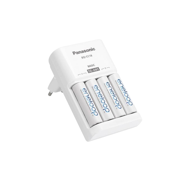Panasonic Eneloop Cargador Básico  4 pilas AA 1900mAh Panasonic Eneloop Cargador Básico  4 pilas AA 1900mAh