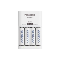 Panasonic Eneloop Cargador Básico 4 pilas AA 1900mAh Panasonic Eneloop Cargador Básico 4 pilas AA 1900mAh