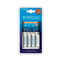 Panasonic Eneloop Cargador Universal SmartPlus Charger Pack 4 pilas 2000mAh Pack Pilas Recargables NIMH Panasonic Eneloop Cargador Universal SmartPlus Charger Pack 4 pilas 2000mAh Pack Pilas Recargables NIMH