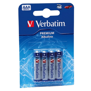 Verbatim Pack de 4 pilas alcalinas AAA  Pilas