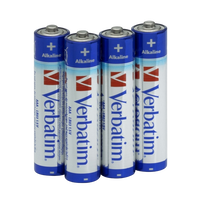 Verbatim Pack de 4 pilas alcalinas AAA Pilas Verbatim Pack de 4 pilas alcalinas AAA Pilas