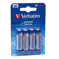 Verbatim Pack de 4 pilas alcalinas AA Pilas Verbatim Pack de 4 pilas alcalinas AA Pilas