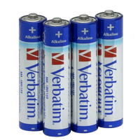 Verbatim Pack de 4 pilas alcalinas AA Pilas Verbatim Pack de 4 pilas alcalinas AA Pilas