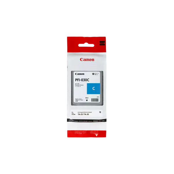 Canon PFI030 Cyan Cartucho de Tinta Original 3490C001 Canon PFI030 Cyan Cartucho de Tinta Original 3490C001