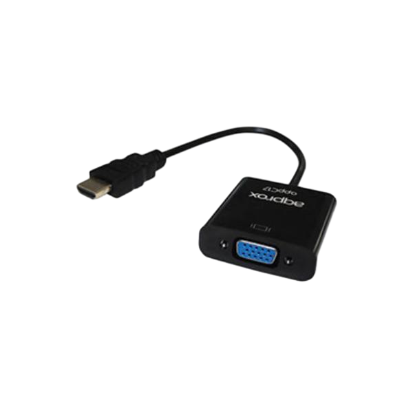 Approx HDMIMacho a VGAMacho  Audio  Adaptador Approx HDMIMacho a VGAMacho  Audio  Adaptador