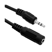 Cable Audio stereo 35mm 09mts Extensor Macho Hembra