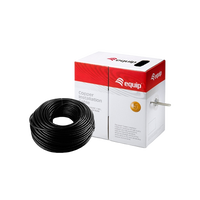 Equip bobina exterior 305M Cat6 UUTP Rígido  Cable de red