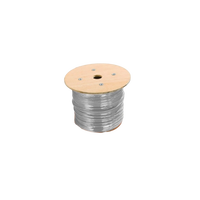 Equip Bobina cable 100M Cat6A SFTP Rígido LSZH Cable red Equip Bobina cable 100M Cat6A SFTP Rígido LSZH Cable red