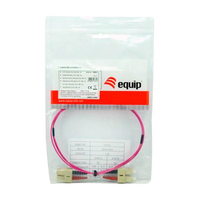 Equip Fibra Óptica OM4 Multimodo Dúplex SCSC libre halógenos 1 metro  Cable