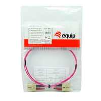 Equip Fibra Óptica OM4 Multimodo Dúplex SCSC libre halógenos 2 metros Cable Equip Fibra Óptica OM4 Multimodo Dúplex SCSC libre halógenos 2 metros Cable