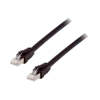 Equip latiguillo Categoría 81 3 Metros Negro  Cable de red