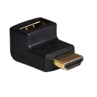 Conector Acodado HDMI Macho Hembra