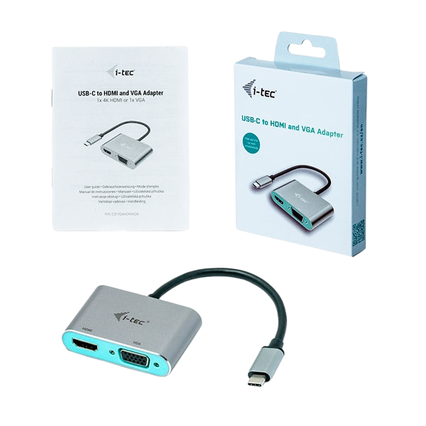 ITec USBC a HDMI VGA  Adaptador ITec USBC a HDMI VGA  Adaptador
