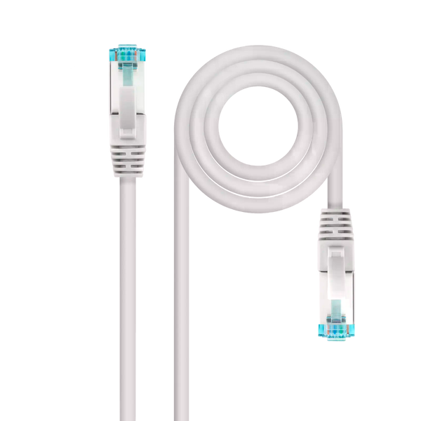 NanoCable latiguillo CAT7 SFTP PIMF 600MHZ 1m Blanco Cable de red NanoCable latiguillo CAT7 SFTP PIMF 600MHZ 1m Blanco Cable de red