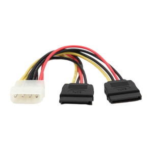 Cable molex a 2 SATA Cable de alimentación Cable molex a 2 SATA Cable de alimentación