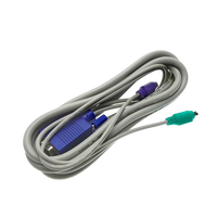 CABLE KVM VGA MACHO PS2 MACHO 3 MTS  Cable de audio y video