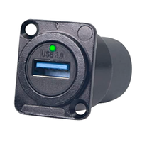 Conector USB 30 Hembra a Hembra Con tornillos