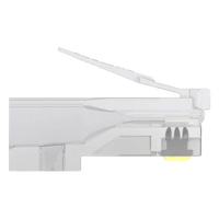 Conector RJ45 CAT6 CAT5E CAT5 tipo 8p8c UTP con orificio pasa cables