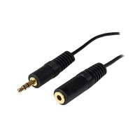 StarTechcom Extensor de Audio Mini Jack 35mm  Cable