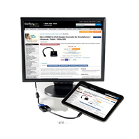 StarTechcom Adaptador Conversor Micro HDMI a VGA para Smart