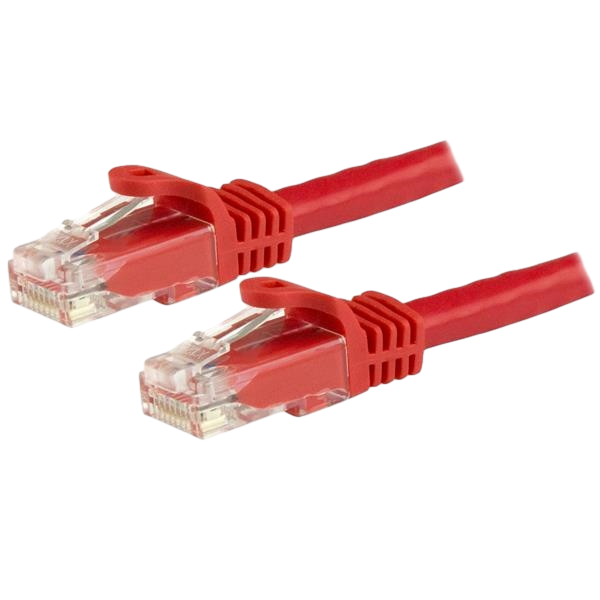 StarTechcom Latiguillo 3 M rojo CAT6 UTP  Cable de red StarTechcom Latiguillo 3 M rojo CAT6 UTP  Cable de red