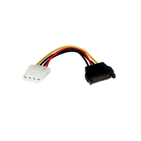 StarTechcom Alimentación 15cm Adaptador Molex L Cable StarTechcom Alimentación 15cm Adaptador Molex L Cable