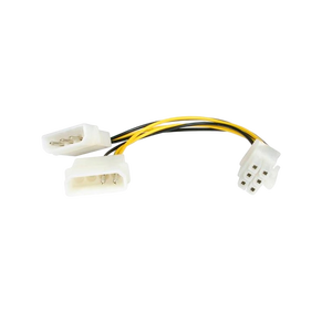 StarTechcom molex a 6 PIN PCIe Cable de alimentación StarTechcom molex a 6 PIN PCIe Cable de alimentación