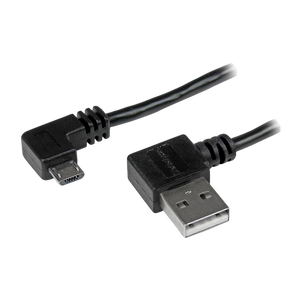 StarTechcom Micro USB Acodado a USB Acodado 1m  Cable