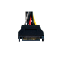 StarTechcom Divisor  Alimentación SATA de 15cm  Cable