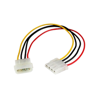 StarTechcom Extensor 30cm Molex Cable de alimentación StarTechcom Extensor 30cm Molex Cable de alimentación
