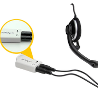StarTechcom Auriculares con Micrófono  Adaptador