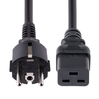 StarTechcom Schuko IEC 320 c19  Cable de alimentación