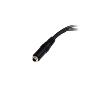 StarTechcom Divisor auriculares minijack 3 pines a 4 pines