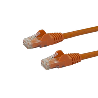 StarTechcom Latiguillo 1m naranja CAT6 UTP Cable de red StarTechcom Latiguillo 1m naranja CAT6 UTP Cable de red