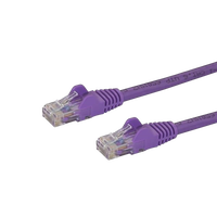 StarTechcom Latiguillo 2m morado CAT6 UTP  Cable de red