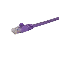 StarTechcom Latiguillo 2m morado CAT6 UTP  Cable de red