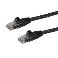 StarTech.com Latiguillo 2m negro CAT6 UTP - Cable de red
