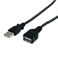 StarTechcom Alargo de USB 20 09m  Cable de datos