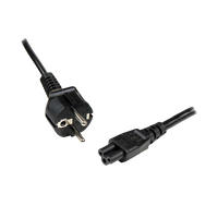 StarTechcom schuko CEE7 a Hoja de trébol C5 Cable StarTechcom schuko CEE7 a Hoja de trébol C5 Cable